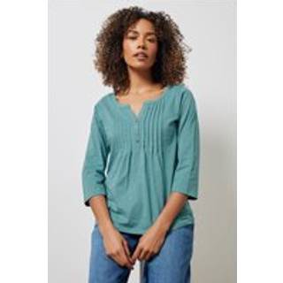 M & Co 100% bomuld 3/4 Henley-top med HenleysEU 40 (UK 12)