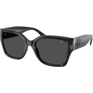 Ralph Lauren Kvinde RL8230U 500187 Solbriller Injiceret Sort Grå Firkantet Normal