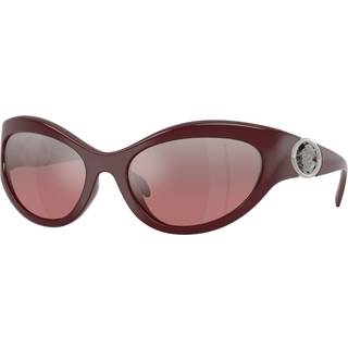 Versace Kvinde VE4485 54877E Solbriller Injiceret Violet Rosa Cat Eye Normal Skygge