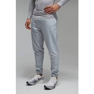Mens Light Grey Man Active Gym Tapered Jogger
