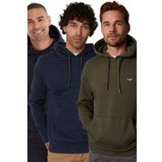 Threadbare Threadbare Black/Khaki/Navy Hoodies 3 Pack