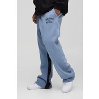 Mens Light Blue Plus Slim Official Gusset Joggers