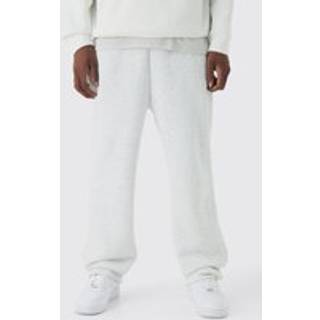 Mens Grey Marl 330gsm Basic Straight Fit Jogger