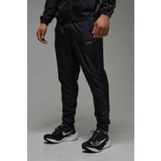 Mens Black Man Active Lightweight Tapered Jogger