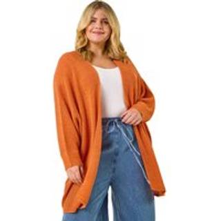 Roman Roman Orange Curve Light Weight Knit Cardigan