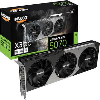 Inno3D GeForce RTX 5070 Twin X3 OC - 12GB GDDR7 RAM - Grafikkort