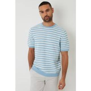 Threadbare stribet tekstureret T-shirtXX-Large