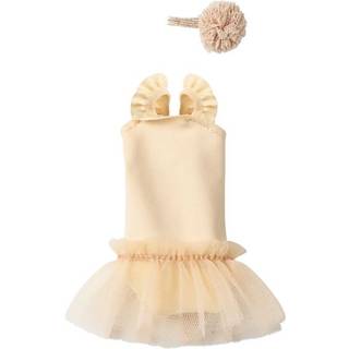 Maileg tøj til Kanin størrelse 1, Balletdragt og tylskørt creme