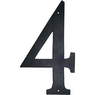 Montague Metal Products Standard Teckensnitt Enskilda hus nummer 4 6-tums