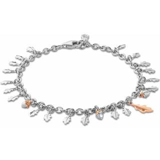 Royal Clogau® Sterling Silver Oak Leaf Bracelet with Topaz