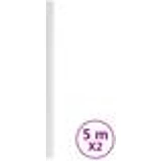 selvklæbende folie til møbler 90x500 cm PVC mat hvid