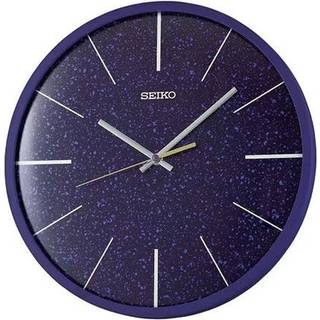 Seiko QXA828A Wanduhr Quarz mit Leisegang Blau