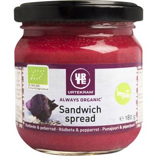 2 x Urtekram Vegansk Sandwich Spread 180 g