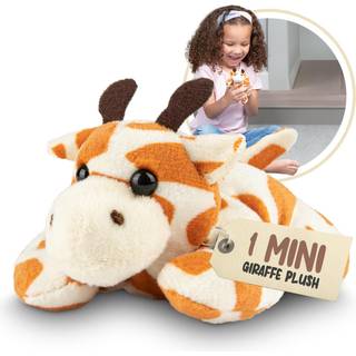Forest & tolvte udstoppet giraff single mini udstoppet dyr plys legetøj til børn safari fest favoriserer og goody tasker klasseværelse skatteboks