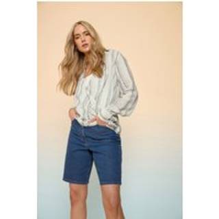Lts Tall Light Blue Woven Wrap Shirt 16 Lts | Tall Women's Wrap Tops