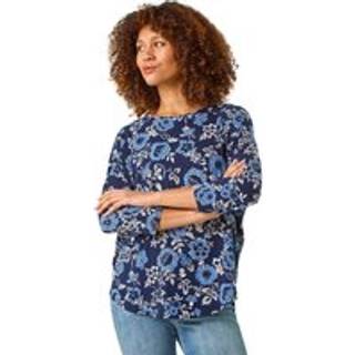 Roman Blomster Tryk Jersey TopEU 48 (UK 20)