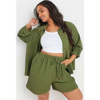 Yours Curve Yours Curve Texutre Coord Pull-On Shorts - EU 54-56 (UK 26-28)