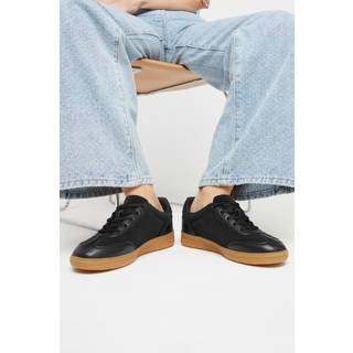 Lts Black Retro Gum Sole Trainer In Standard Fit Standard > 11 Lts | Tall Women's Trainers - Standard 11