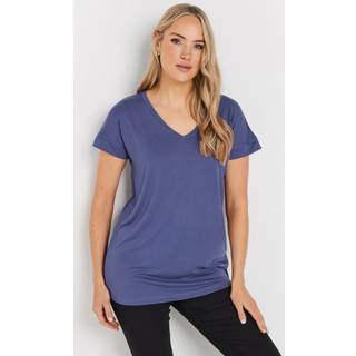 Lts Premium Tall Navy Blue Vneck Modal Tshirts 14 Lts | Tall Women's T-Shirts
