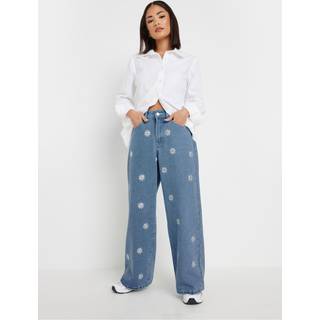 PixieGirl Petite PixieGirl Petite Blue Daisy Jeans