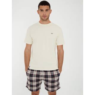 Threadbare Threadbare Brown Shortie Check Pyjamas Set