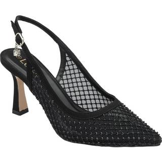 Lotus Lotus Black Slingback Court Shoes