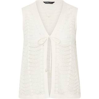 Yours Curve Yours Curve Natural Beachwear Co-ord Waistcoat
