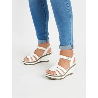 Yours Curve Yours Curve Extra Bred pasform T-bar hæl sandaler