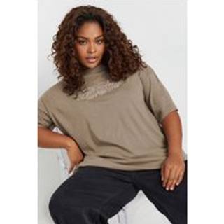 Yours Curve Oversized Acid Wash Fifth Avenue 100% bomuld T-shirtEU 48 (UK 20)