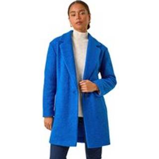 Roman Roman Blue Petite Buttoned Coat