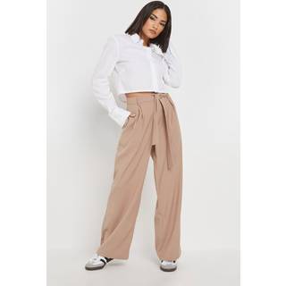 PixieGirl Petite PixieGirl Petite Pink Side Wrap Wide Leg Trousers