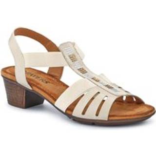 Pavers Pavers Cream Ladies Smart Sandals
