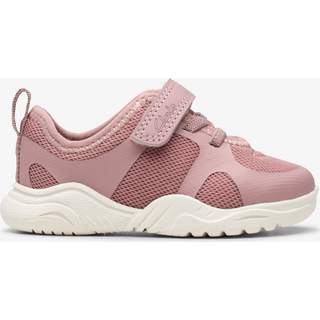 Clarks Clarks Pink Feather Ath Toddler Trainers