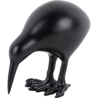 Statue Kiwi Bird 9x15,5cm aluminium sort