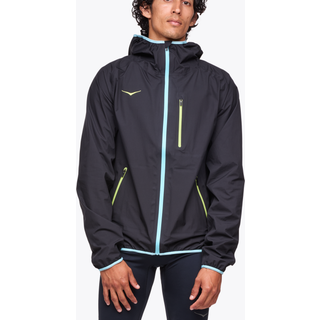 Jakke med hætte Hoka Tecsky Waterproof Jacket 1156094-blk Størrelse XL
