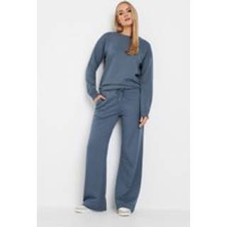 Lts Tall Denim Blue Wide Leg Joggers Ex Long > 12 Lts | Tall Women's Joggers - Ex Long 12