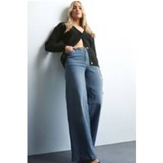 Lts Tall Light Blue Slouch Jeans Ex Long > 14 Lts | Tall Women's Wide Leg Jeans - Ex Long 14