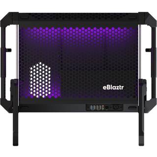 eblaztr Portable PC case - Black - Kabinet - Minitower - Sort