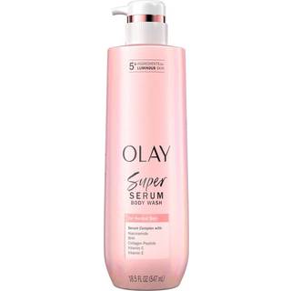 Olay Super Serum Body Wash til ekstra tør hud 24 timer langvarig hydration 5 Ingrediens serumkompleks til lys selv fast lysende hud 18,5 fl oz