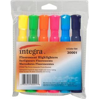 Integra Desk Highlighter Misel Tip 6/Set Assortered (ITA30001)