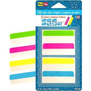 Redi-tag 33248 Skrivning af selvstiftindeks Faner 2 x 11/16 4 Farver 48/pakke