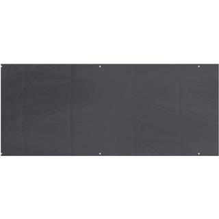 Læsejl til altan 76 x 445 cm - Mørkegrå