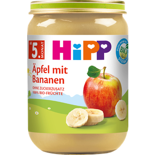 HiPP Økologisk æble med banan fra 5. måned 83.95 DKK/1 kg (6 x 190.0g)