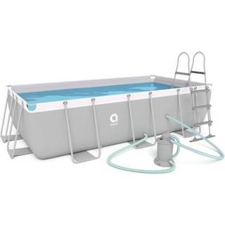 Avenli pool sæt med sandfilterpumpe, retangulær, 400 x 200 x 99 cm