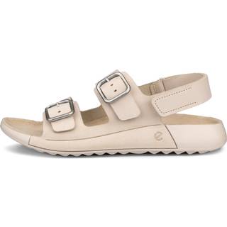 ECCO Cozmo W - Sandaler i læder med to remme til damer - Guld - Size: 41 (UK 7.5)