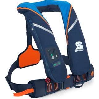 SECUMAR Survival 220 Oppustelig Redningsvest - Blå