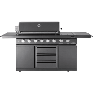 Black Collection - Fritstående Gasgrill med 6 brændere og infrarød PowerSear Zone