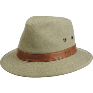 Stetson Traveller Cotton hat UPF40+, green-2XL