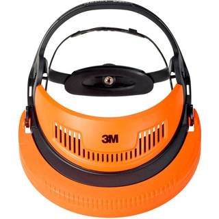 3M G500 Multisystem / Visor holder orange without visor and hearing protection, G500-OR.