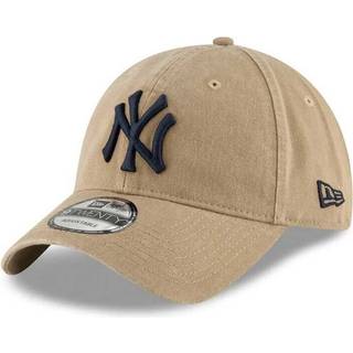 New York Yankees MLB Core Classic Beige 9TWENTY Adjustable Cap newera adult unisex Cream newera adult unisex Cream newera adult unisex Cream newera ad - Osfm